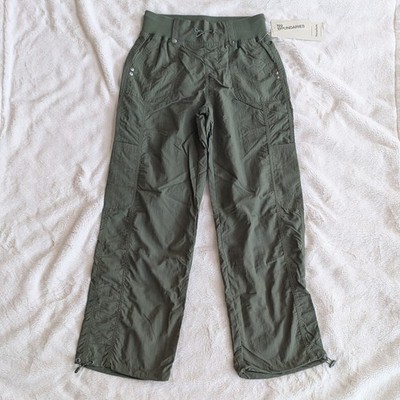 NWT No Boundaries Olive Green Wide Leg Parachute Pants Size XXS/00