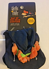 Bearded Dragon Day Of The Dead Reptile Halloween Costume New Thrills  Chills