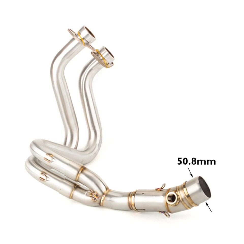 For Kawasaki Versys 650 2017-2024 Motorcycle Exhaust Pipe With Mid Link Pipe Foto 4 de 4