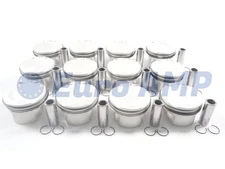 Rolls Royce Ghost Wraith Dawn 6.6L V12 Engine Set (12) Pistons 11257613626