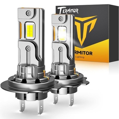 Termitor H7 Light Bulbs, 1:1 Mini Size, 80,000LM Brightness, 6500K Cool 