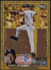 2023 Topps Gilded Derek Jeter #2 Gold /99 New York Yankees ⭐ Sharp Copy