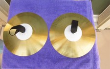 New Crash Cymbals Traditional Percussion Hand Cymbals Alloy 10 inch
