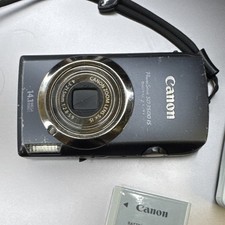 Canon PowerShot SD3500 IS/ IXUS 210/ IXY 10s 14.1MP 5x Zoom BLACK +Charger