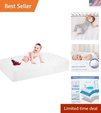 GRT 1 Pack Waterproof Crib Mattress 52x28x9 Inch Pack of 1 , White