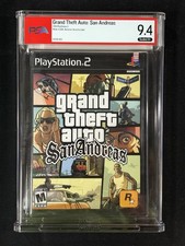 PSA 9.4 A+ Seal Grand Theft Auto San Andreas PlayStation 2 Sony PS2 Low Pop RARE