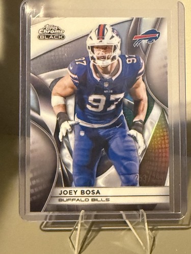 Topps Chrome Black Joey Bosa Refractor #15 Buffalo Bills /299 2025