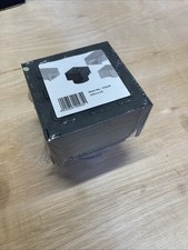 ACO HEXDRAIN CORNER UNIT WITH PLASTIC GRATING AND VERTICAL OUTLET BLACK 19559