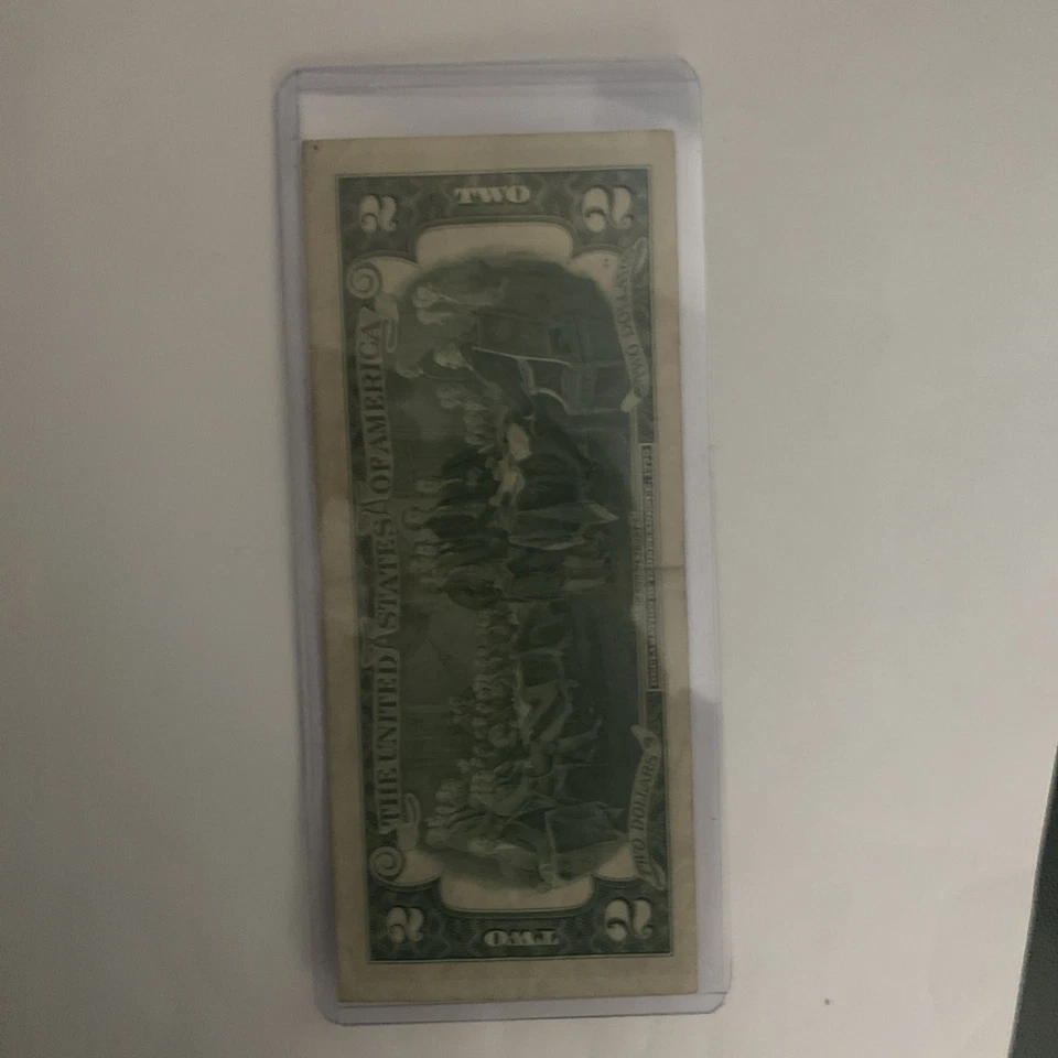 1976 $2 Dollar Bill Low Serial # With Double Digits, VERY RARE, U.S.A. Currency - Image 3 of 4