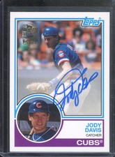 2019 Topps Archives JODY DAVIS #FFA-JDA Fan Favorites 1981 Auto Cubs