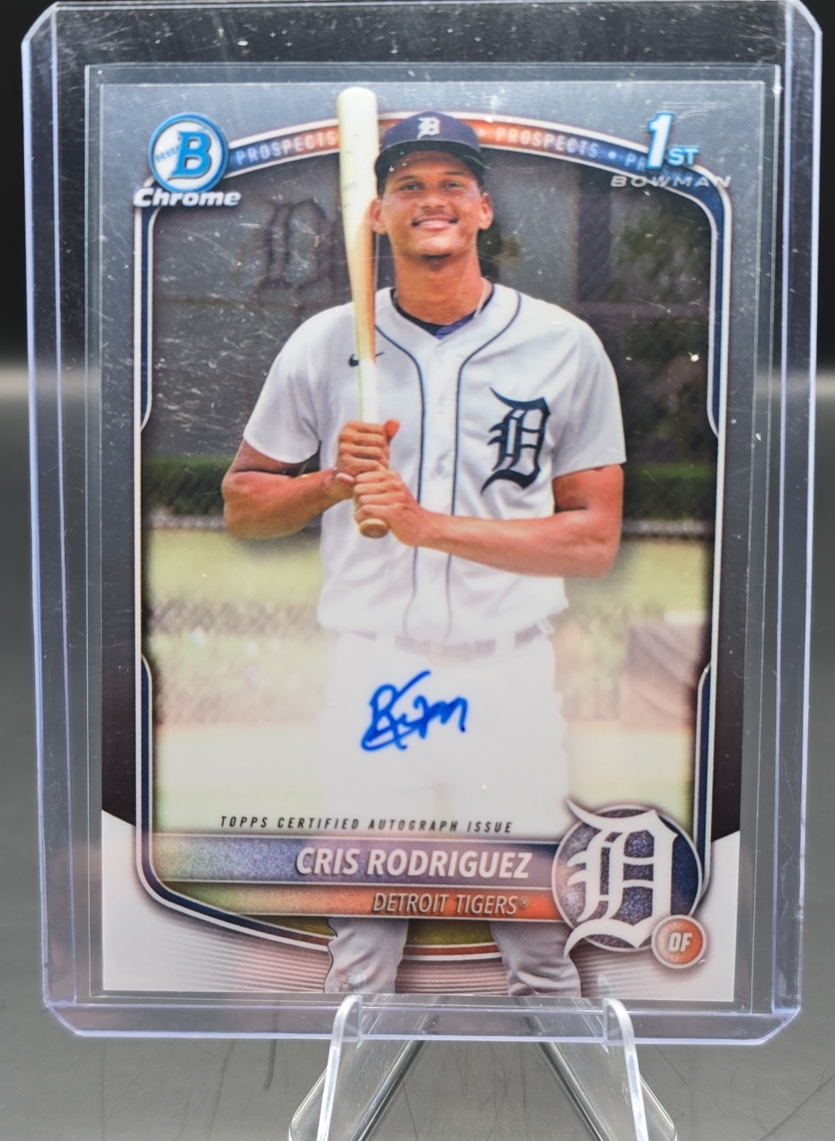 2025 Bowman Chrome - Prospect Autographs Cris Rodriguez, Cris Rodriguez #CPA-CR