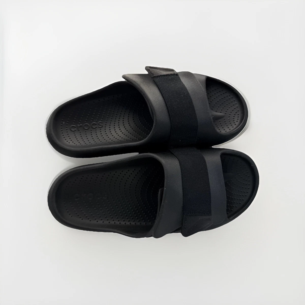 Crocs Slide Sandals Mens 8 Womens 10 Black New Breathable Slip On Shoes Amazon.com | Crocs Unisex-Adult Classic Graphic Slides  main image 4
