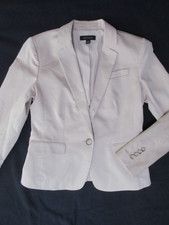 Ann Taylor Light Tan Single Button Notched Blazer, Size 4, MINT 