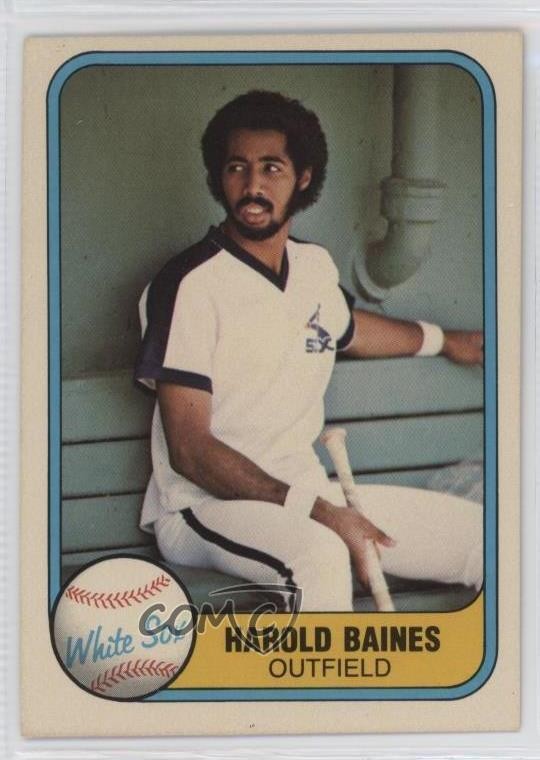 1981 Fleer Harold Baines #346 HOF 12g7