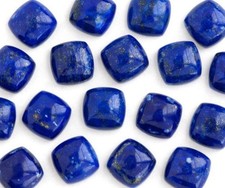 Natural Lapis Lazuli Cushion Cabochon 6mm to 20mm Loose Gemstone