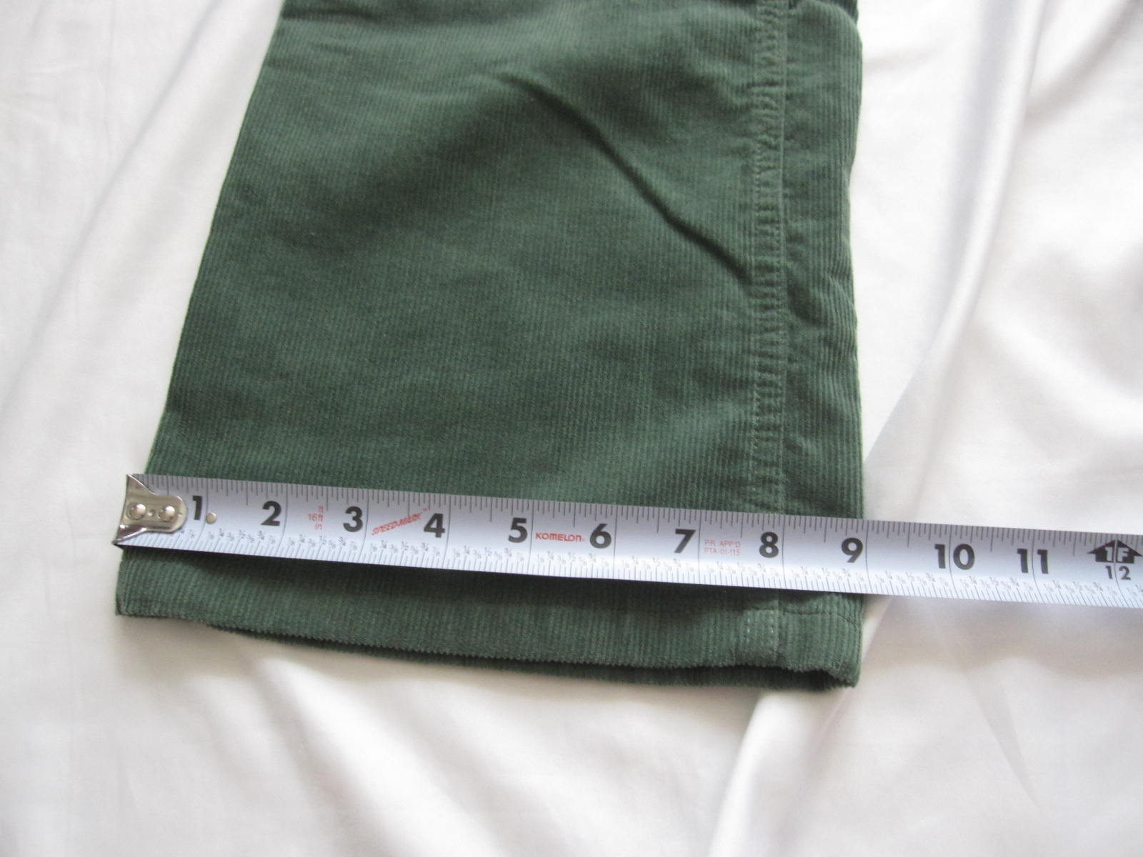 Y2K Vintage Ralph Lauren RL Corduroy Pants Women Cotton Wide Leg Sz 14 (WP375) thumbnail 7