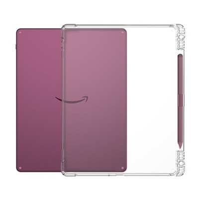 For Kindle Scribe 11  2026 Colorsoft Clear TPU Case Shockproof Cover w/ Pen Slot