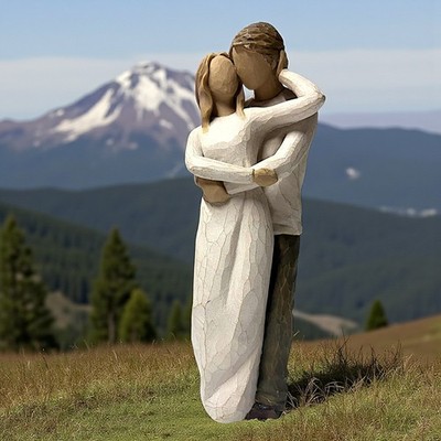 Willow Tree Demdaco Susan Lordi  ''Together'' Embracing Couple Figurine
