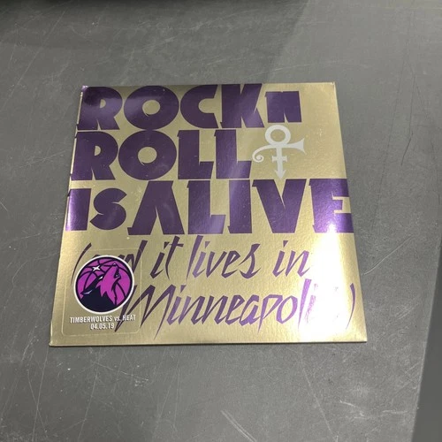 Prince Rock N Roll Is Alive (Minnesota Timberwolves Edition) 7" Vinyl Sealed!
