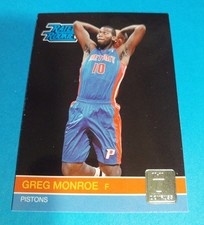 2010-11 Donruss Rated Rookie Greg Monroe #234 RC Pistons