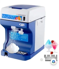 VEVOR 110V Electric Shaved Ice Machine 250W Snow Cone Maker Tabletop