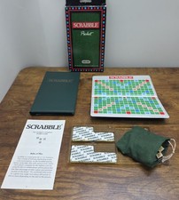Magnetic Pocket Scrabble 1992 Vintage VGC Complete With Manual Spears Games 