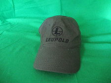 Leupold Baseball Hat Cap Embroidered Logo w/Cloth Strap Olive Green Scope Optics