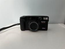 Vivitar 300Z Series 1 35mm Point Shoot Auto Focus Zoom Flash Black