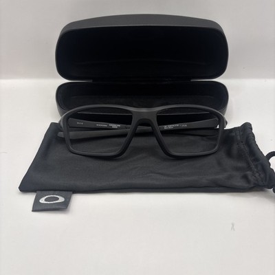 Oakley Eyeglasses OX8076-0756 Crosslink Zero Matte Black Square Frame 56[]16 138