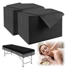 100 Pcs Disposable Massage Table Sheets 31" x 71" Non-Woven Fabric Bed Sheets...