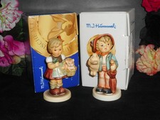 HUMMEL FIGURES CHILDREN w/PIGS 2034 GOOD LUCK CHARM #1752 & 335/0 LUCKY BOY #685