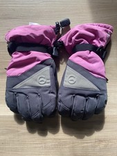 Gordini Insulated Lined Ski Gloves Girls JR L Pink Stomp Aquabloc
