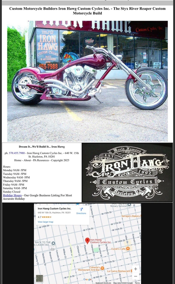 Eddie Trotta Award’s Winner Super Chopper - Styx River Raeper - Signed - Rare - Image 4 of 4