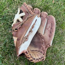 Vintage Andia Progress 7120 RHT Baseball Glove Rawhide Lacing RARE web