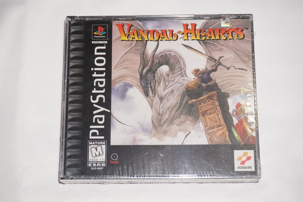 Vandal Hearts Sur PS1 - PAL - Jeu Complet RPG Konami - 1997 - Occasion Bon état