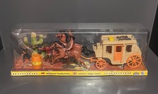 Wildwest Postkutsche Western Cowboy Figuren 44340 Happy People Vintage