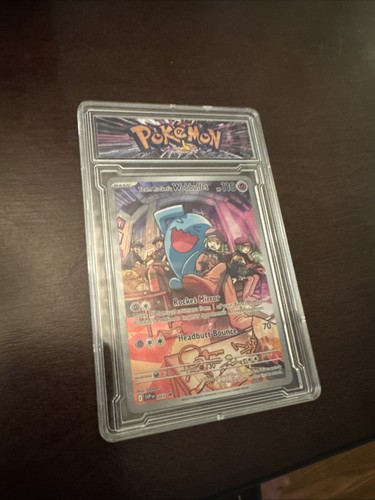 Team Rocket's Wobbuffet 203 Sv: Scarlet & Violet Promo Cards Holo - Picture 3 of 3