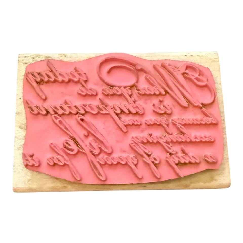 Резиновый штамп Stampers Anonymous Jim Holtz Collection What You Do K5-1155 - Изображение 2 из 3