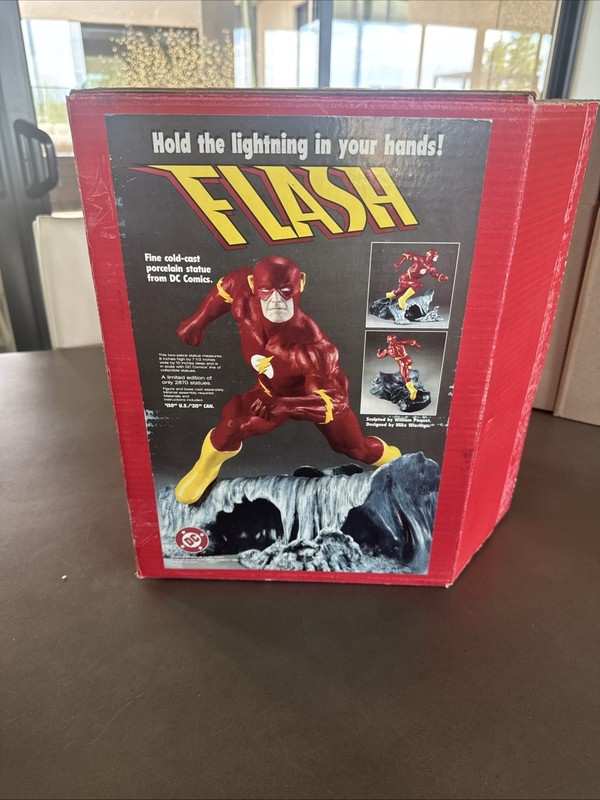 DC Direct The Flash Ltd. Edition 8 1/2"  Statue By Paquet #445/2870 W/Box 1995🔥