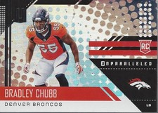 2018 Panini Unparalleled #203 Bradley Chubb RC - FB