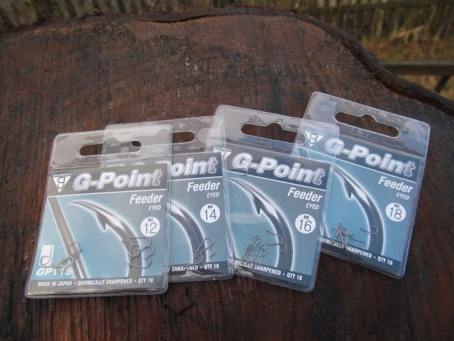 DAIWA CLEARANCE GAMAKATSU G-POINT FEEDER EYED HOOKS SIZES 12,14,16,18. HALF PRIC