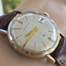 Vintage BULOVA DATE KING mens manual wind wat...