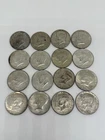 Lot Of 16 40% Silver Kennedy Half Dollars