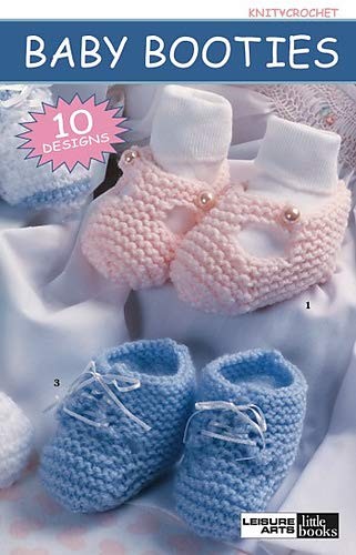 Leisure Arts Book, Yarn Booties - - Good - See condition notes
