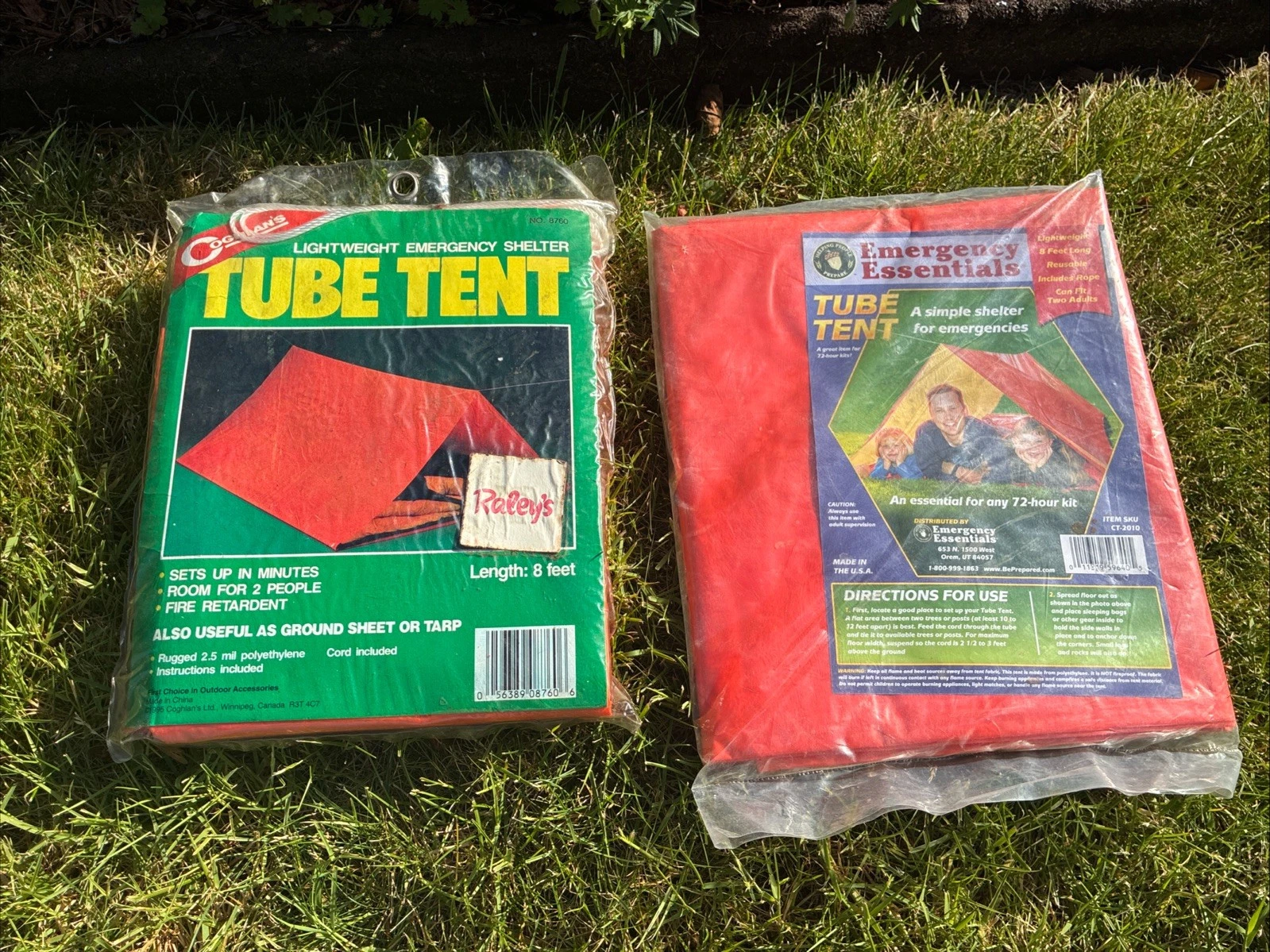 Camping Shelter Coghlan's Emergency Essentials Tube Tent Lightweight (2)