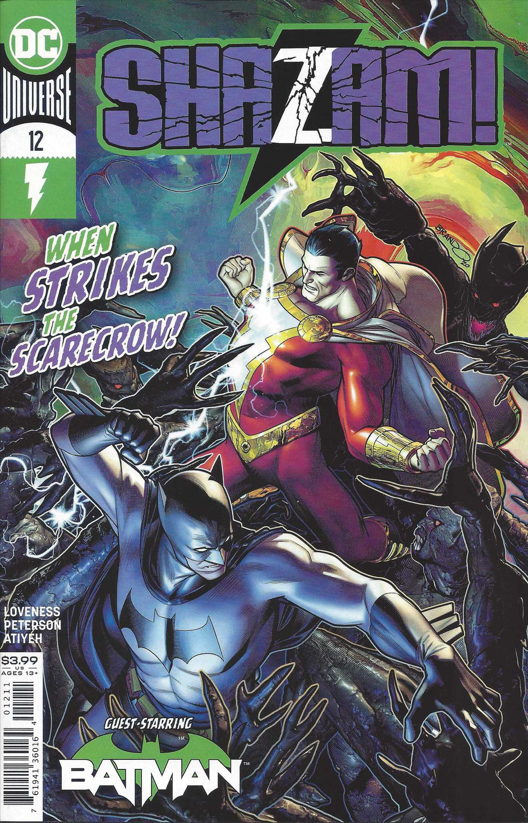 Shazam 4th Series #12 VF DC Batman Scarecrow Geoff Johns Combined Shipping