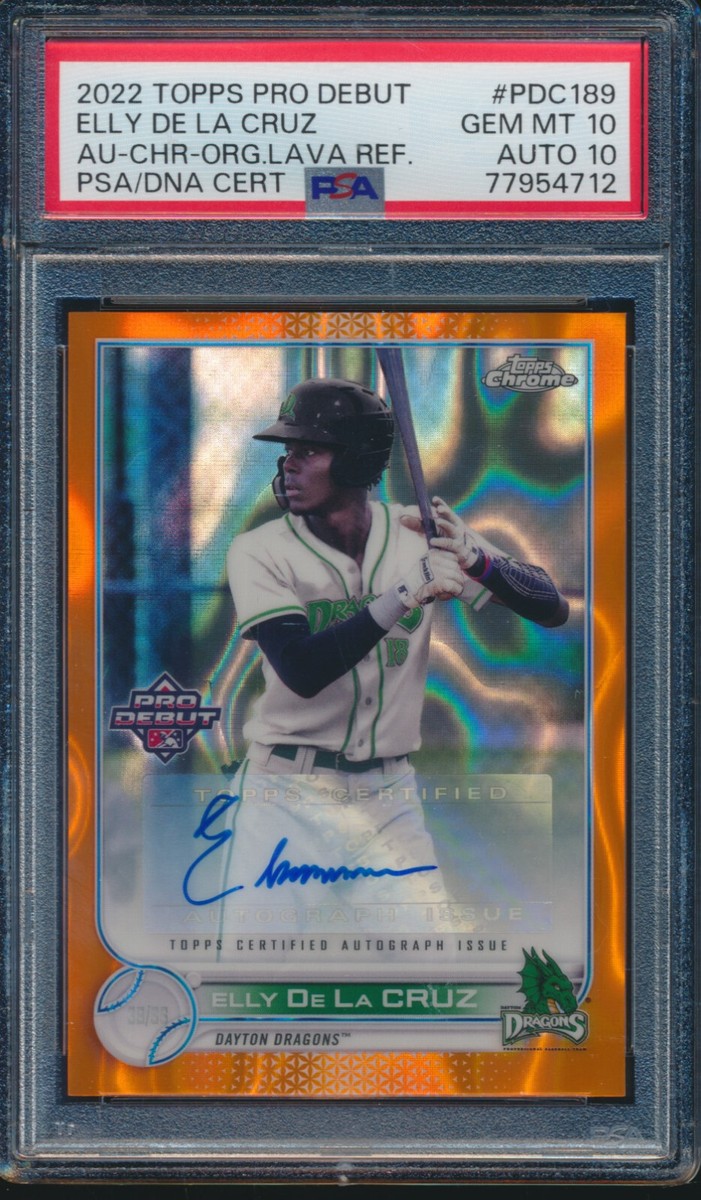 【激レア】 Topps Elly De La Cruz 25枚限定 PSA10 2025 Topps Heritage 25th Anniversary Holographic Elly De La