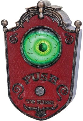 Gemmy 57622 House Decoration Animated Eyeball Doorbell with Sound Effects