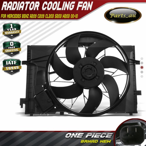 Radiator Cooling Fan Motor Assembly – Fits Mercedes-Benz W203 CL203 C209 (600W, 475mm) 5 thumbnail image