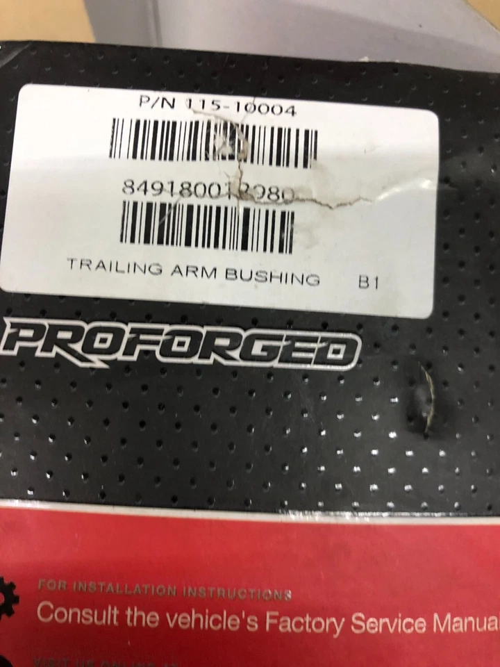 Buje de brazo de arrastre Proforged 115-10004 para Honda Civic 1988-2000 Foto 2 de 4
